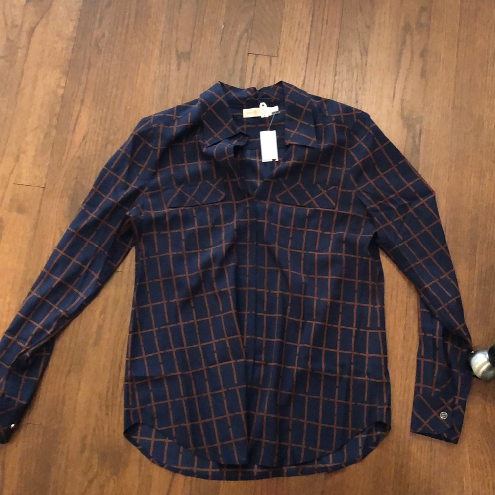Tory Burch checkered top